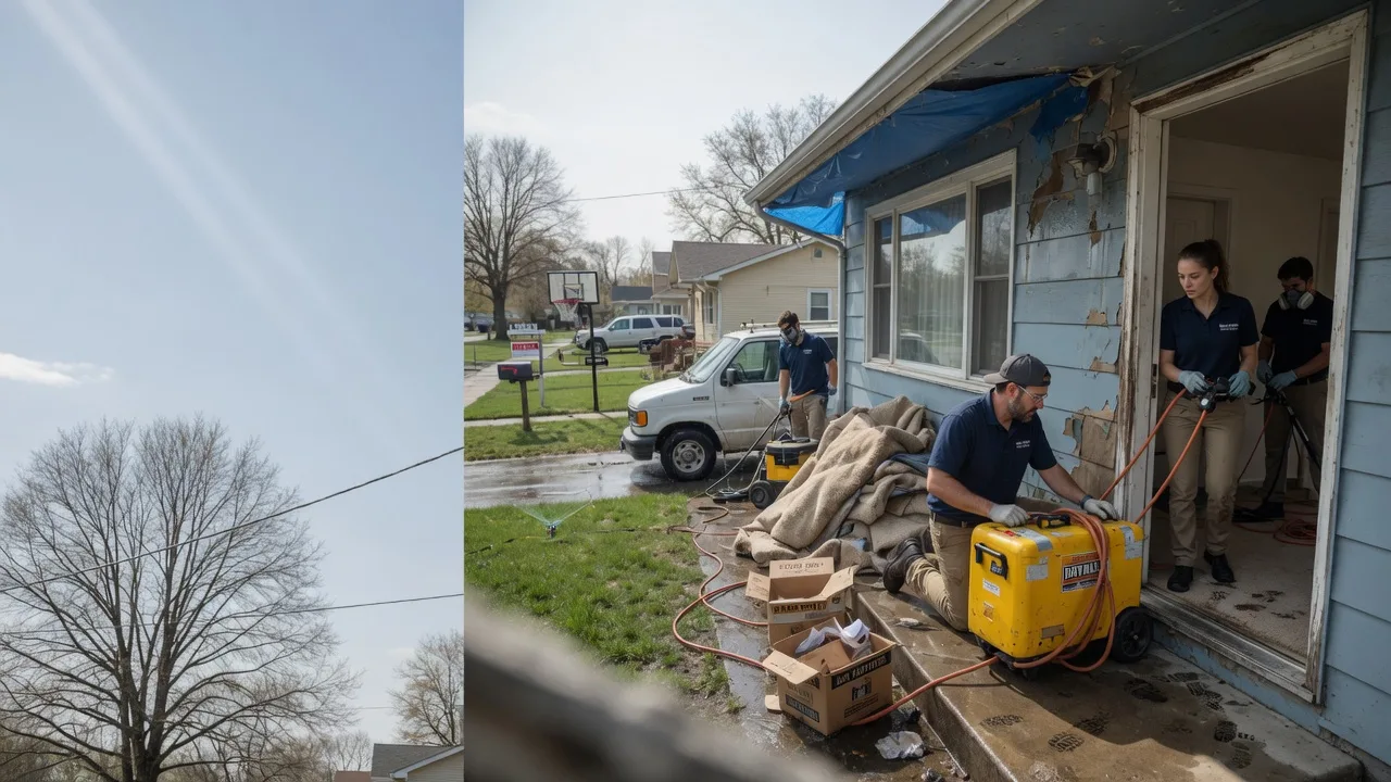 Basement Flood Cleanup in New Carlisle, OH near me